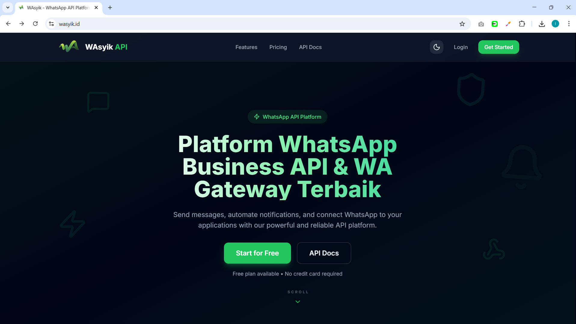 Wasyik – WhatsApp SaaS Gateway Platform